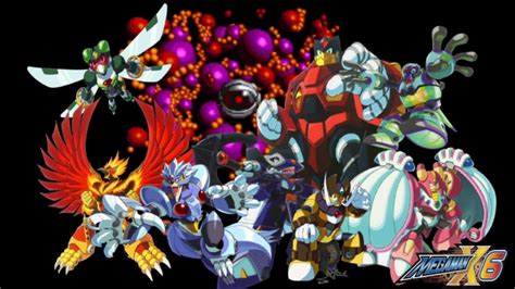 mega man x6 bosses.